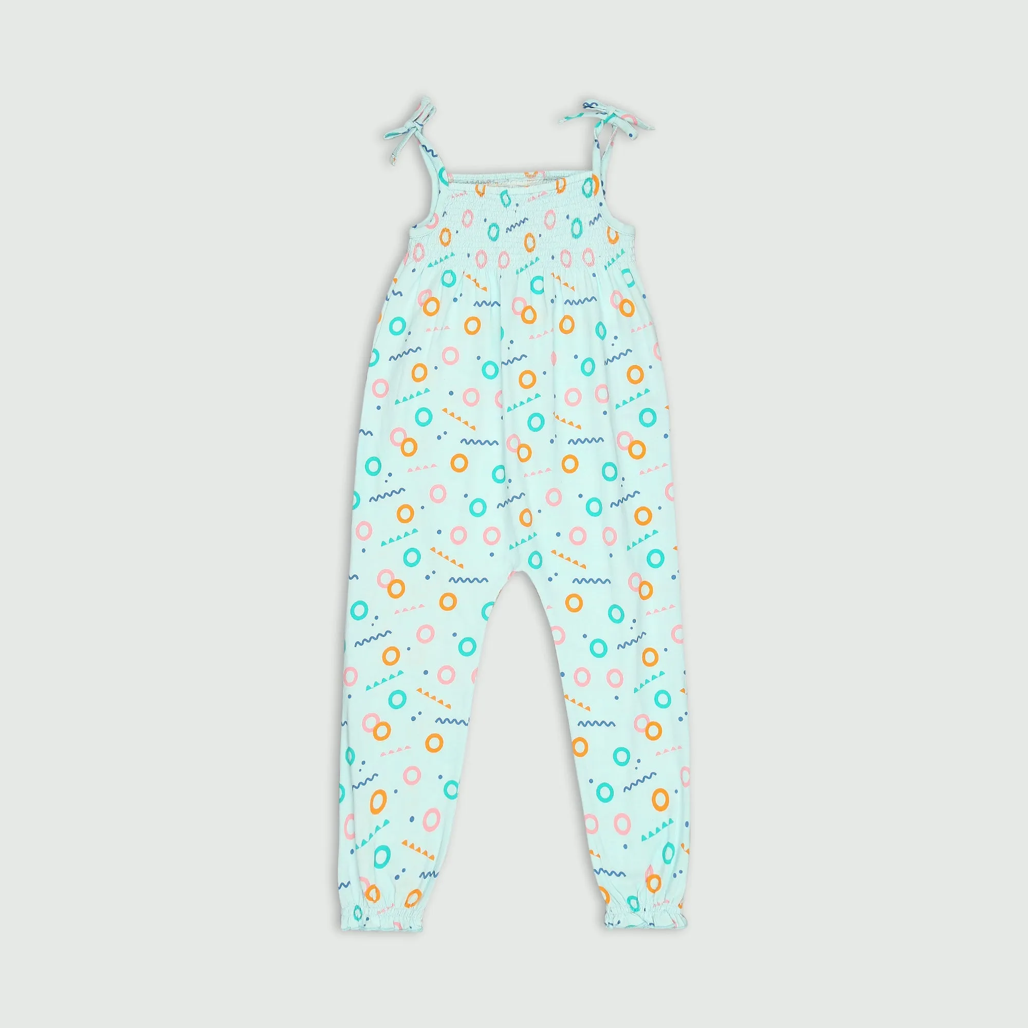 Smocked Jumpsuit - Free Float