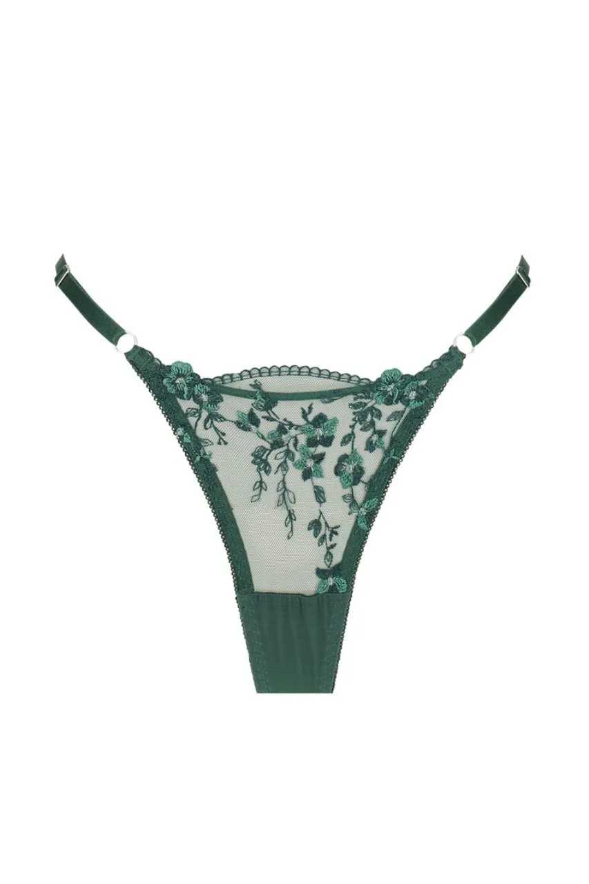 Sofia Thong Emerald