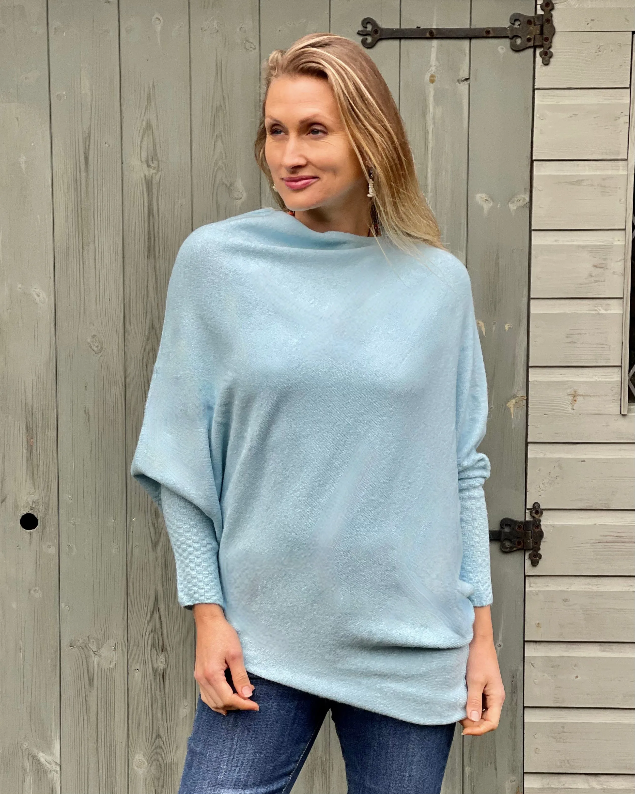 Soft Knit Asymmetric Jumper - Celestino