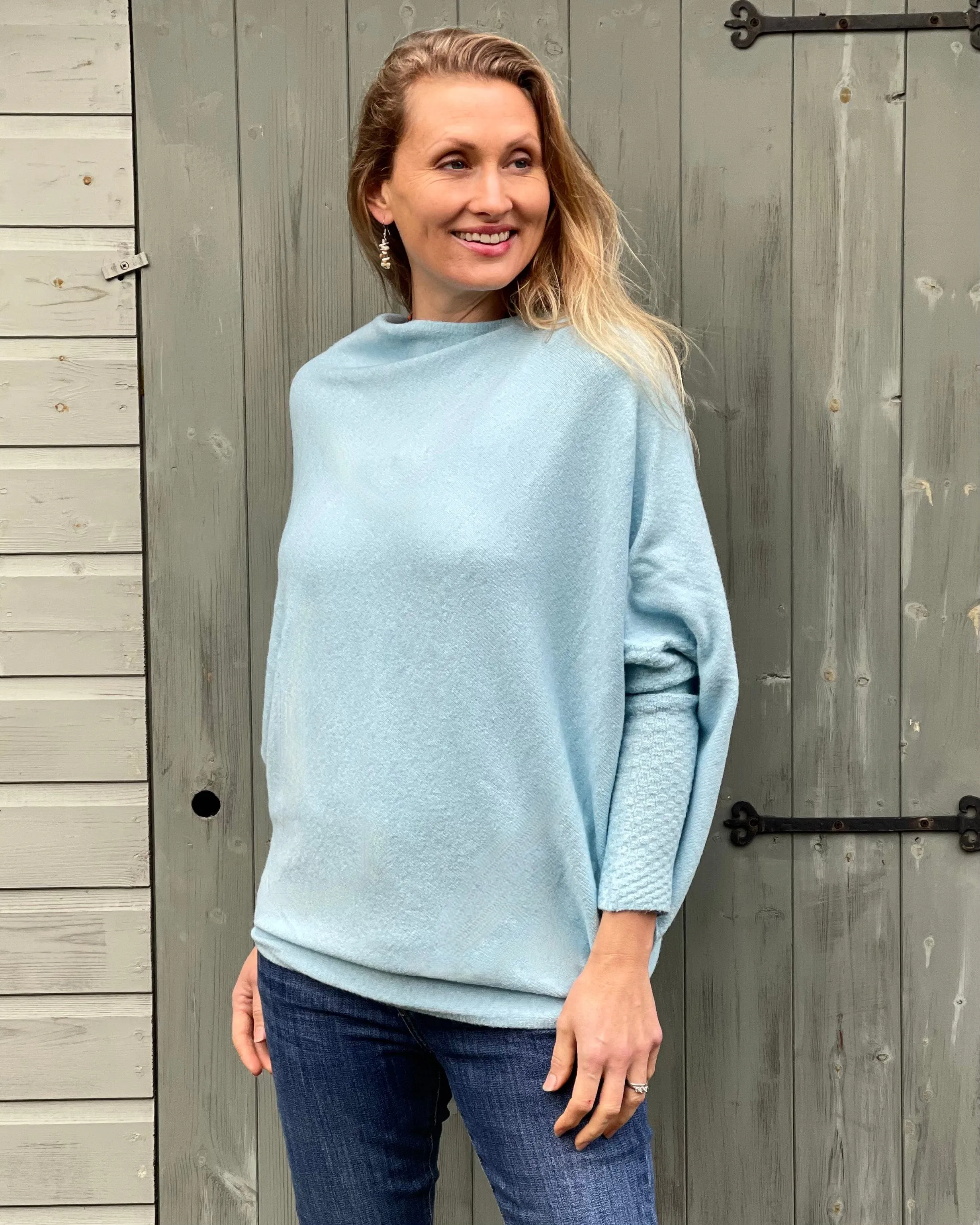 Soft Knit Asymmetric Jumper - Celestino