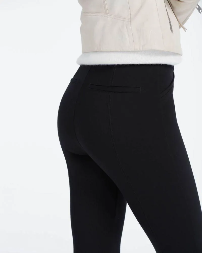 Spanx - Backseam Skinny Leggings in Ponte Black