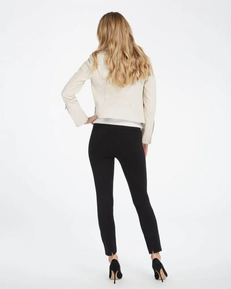 Spanx - Backseam Skinny Leggings in Ponte Black