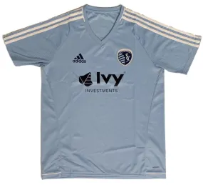 Sporting KC Kansas City MLS Adidas Light Blue Climacool SS Training Jersey