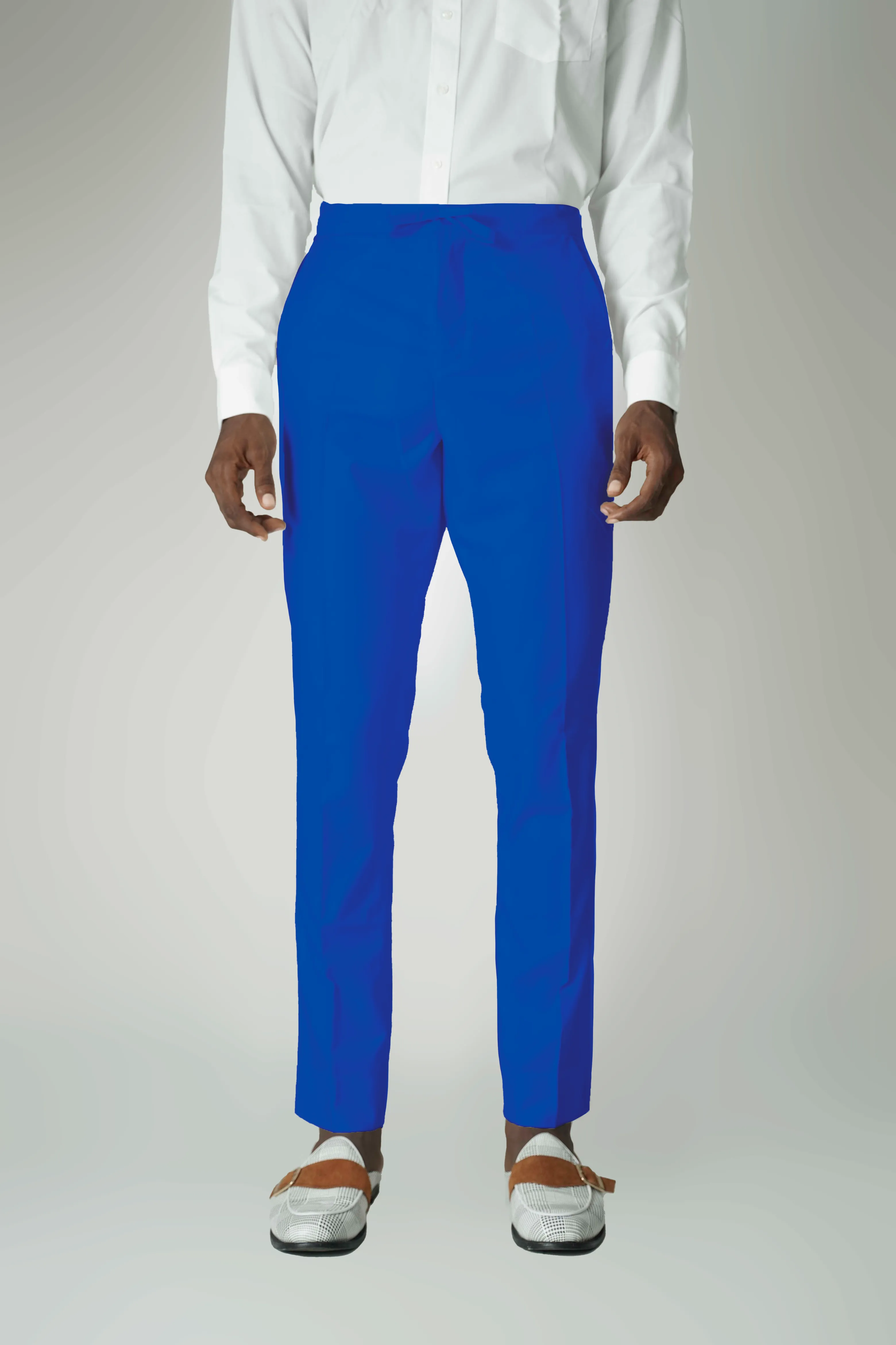 Standard Length Long Sleeve Pants in Royal Blue