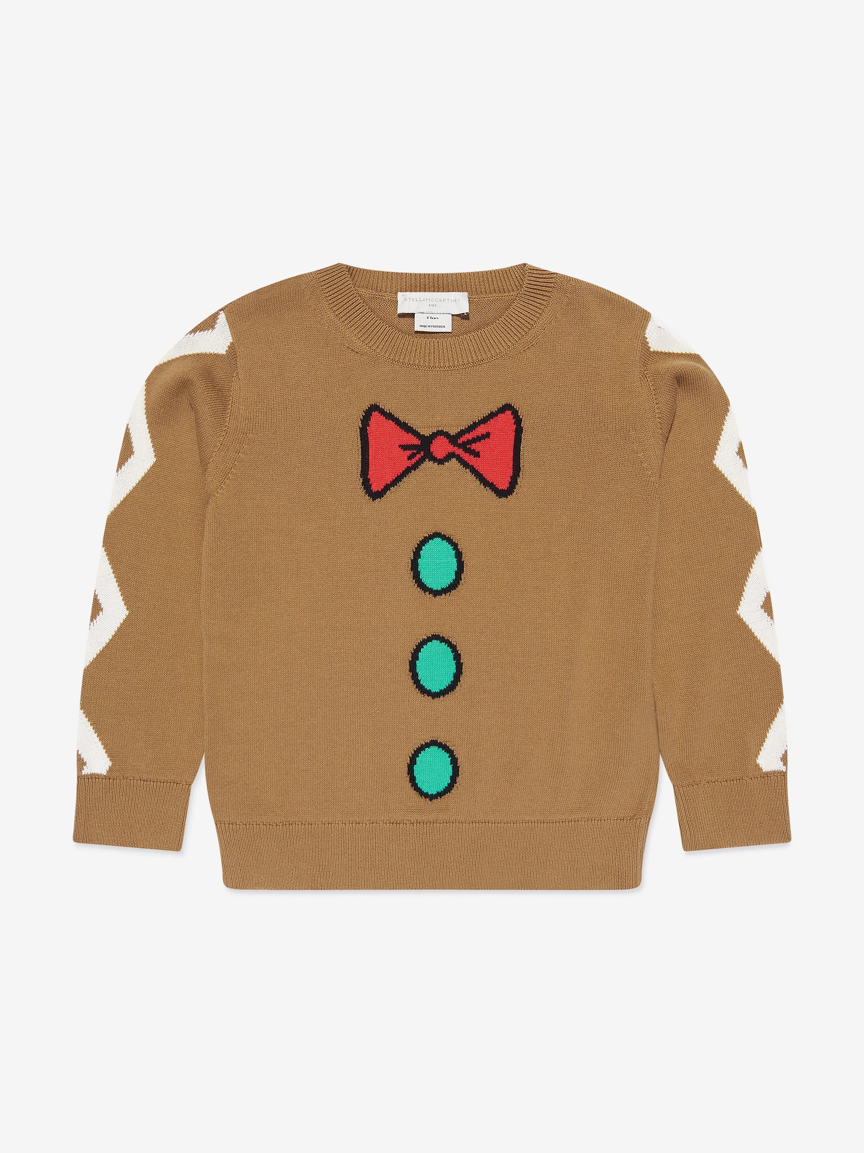 Stella McCartney Boys Knitted Jumper in Brown