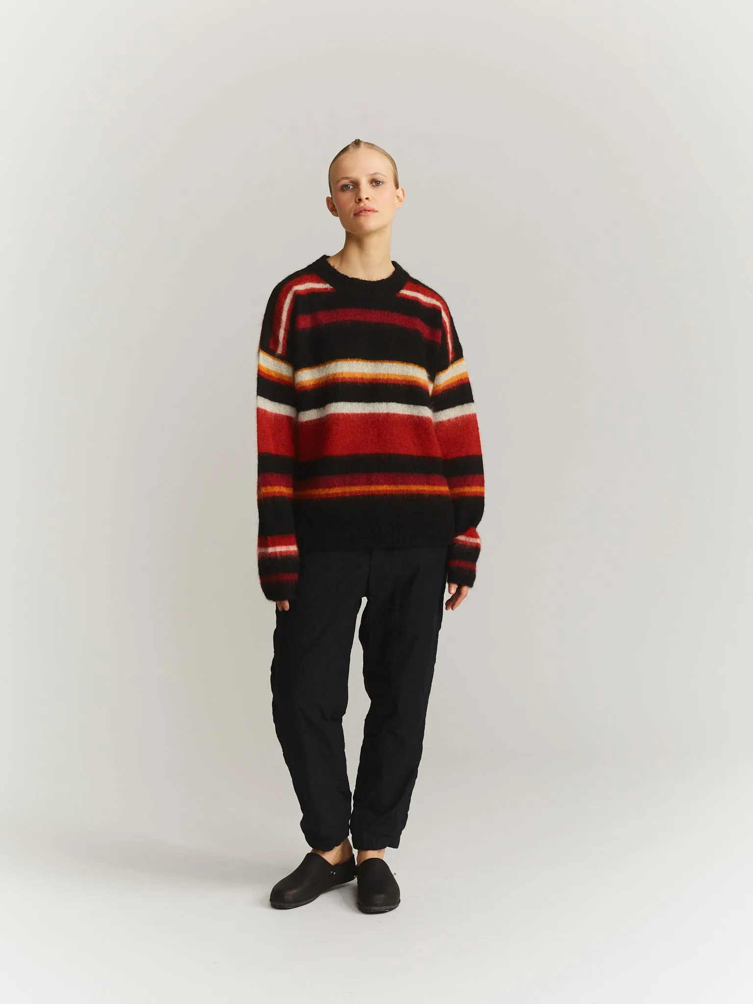 STRIPE MOHSIL JUMPER - MOSIL - RED