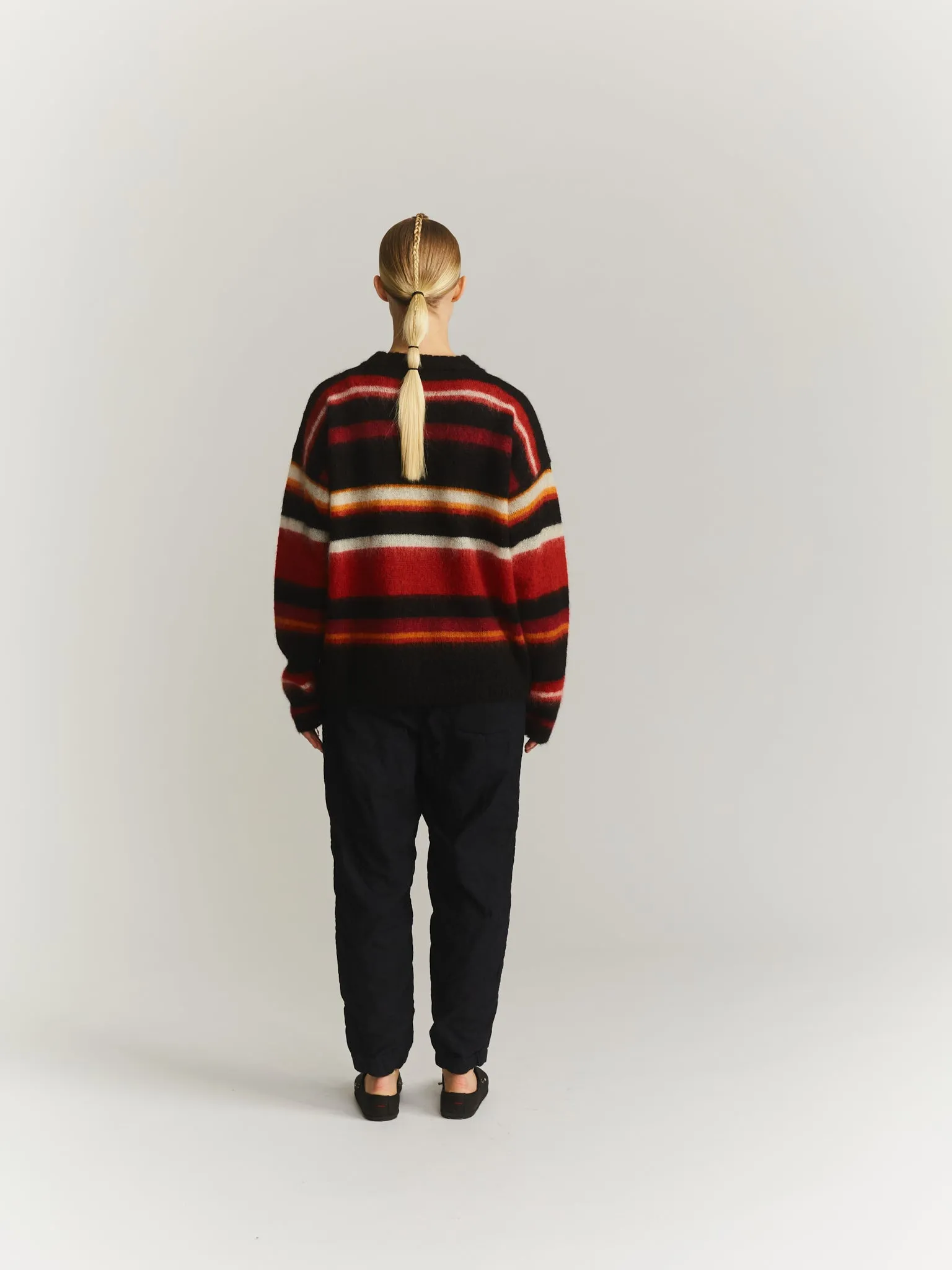 STRIPE MOHSIL JUMPER - MOSIL - RED