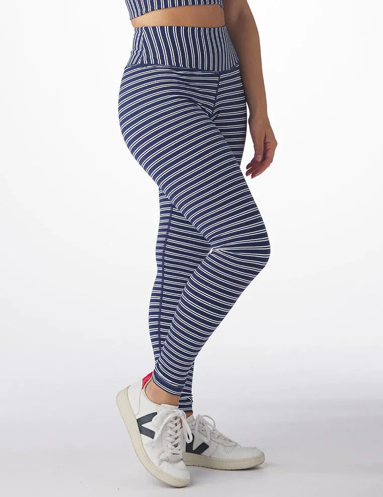 Sultry Legging, Nautical Stripe