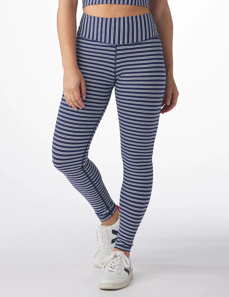 Sultry Legging, Nautical Stripe