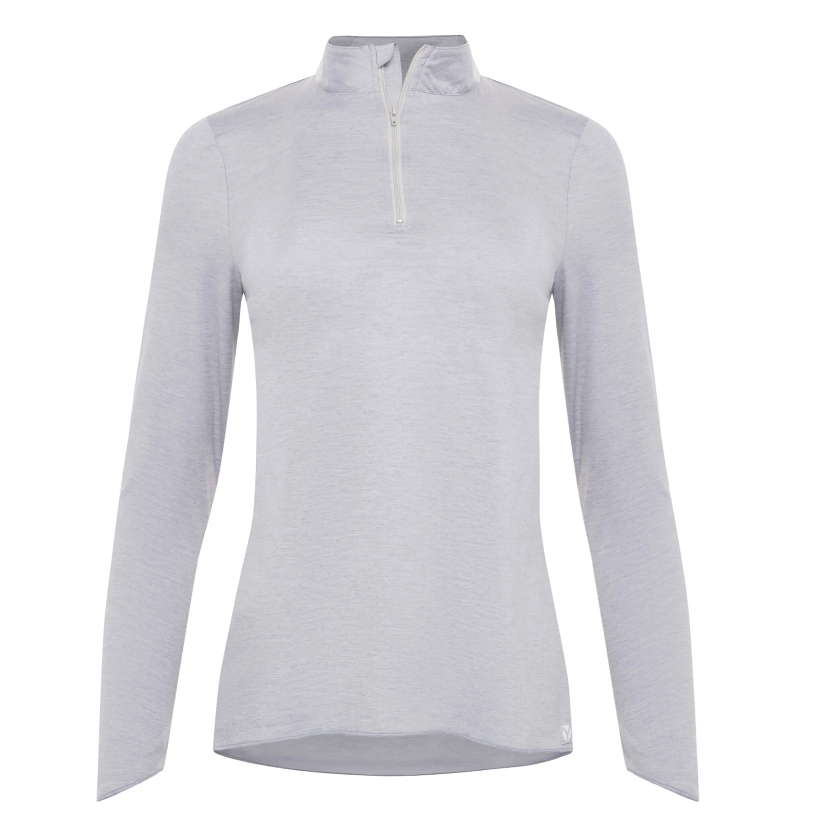 Sun Protector Half Zip Tunic - Grey Heather