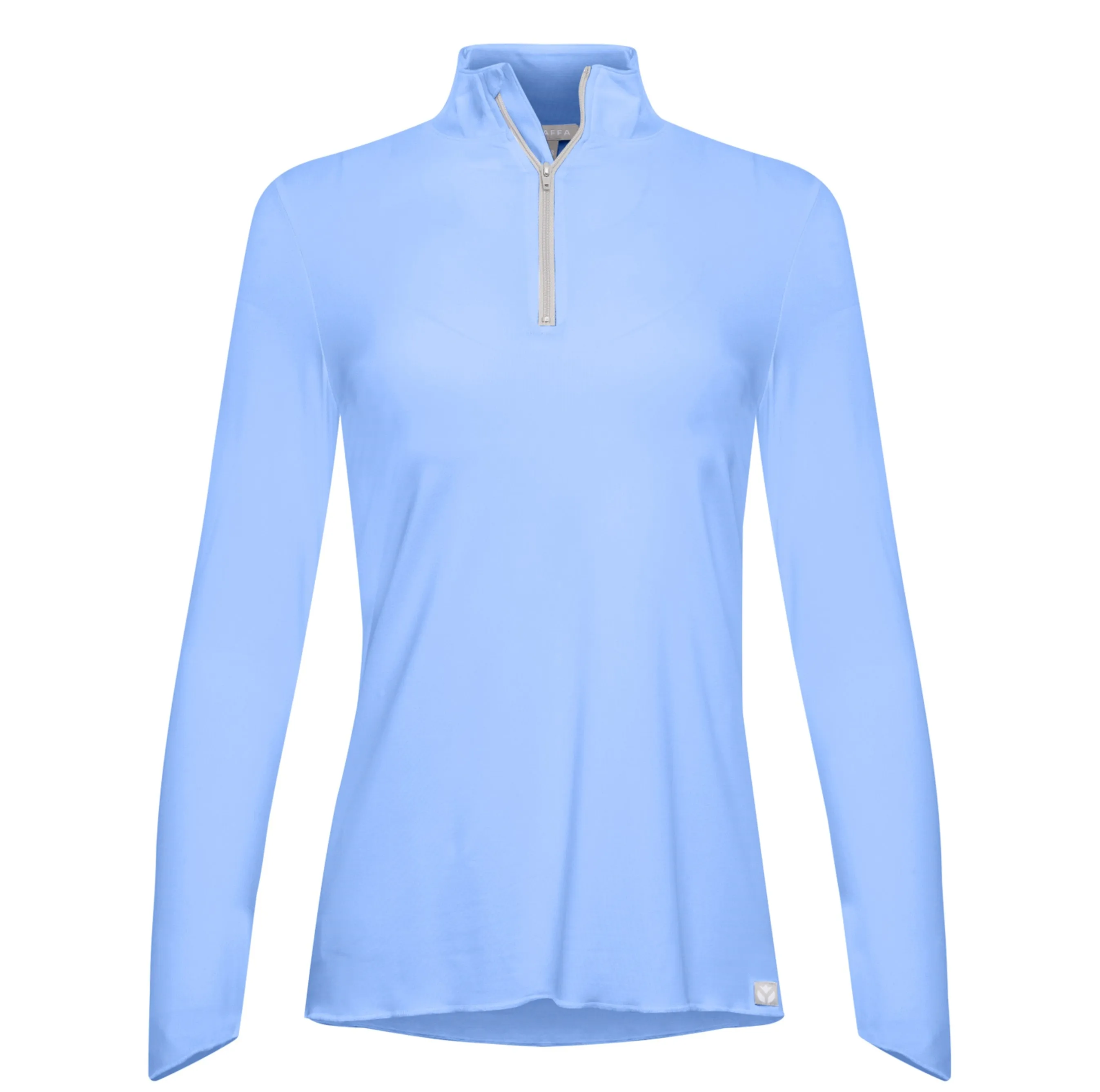 Sun Protector Half Zip Tunic - Pastel Blue