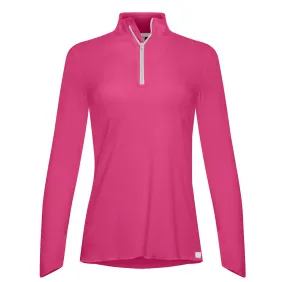 Sun Protector Half Zip Tunic - Watermelon