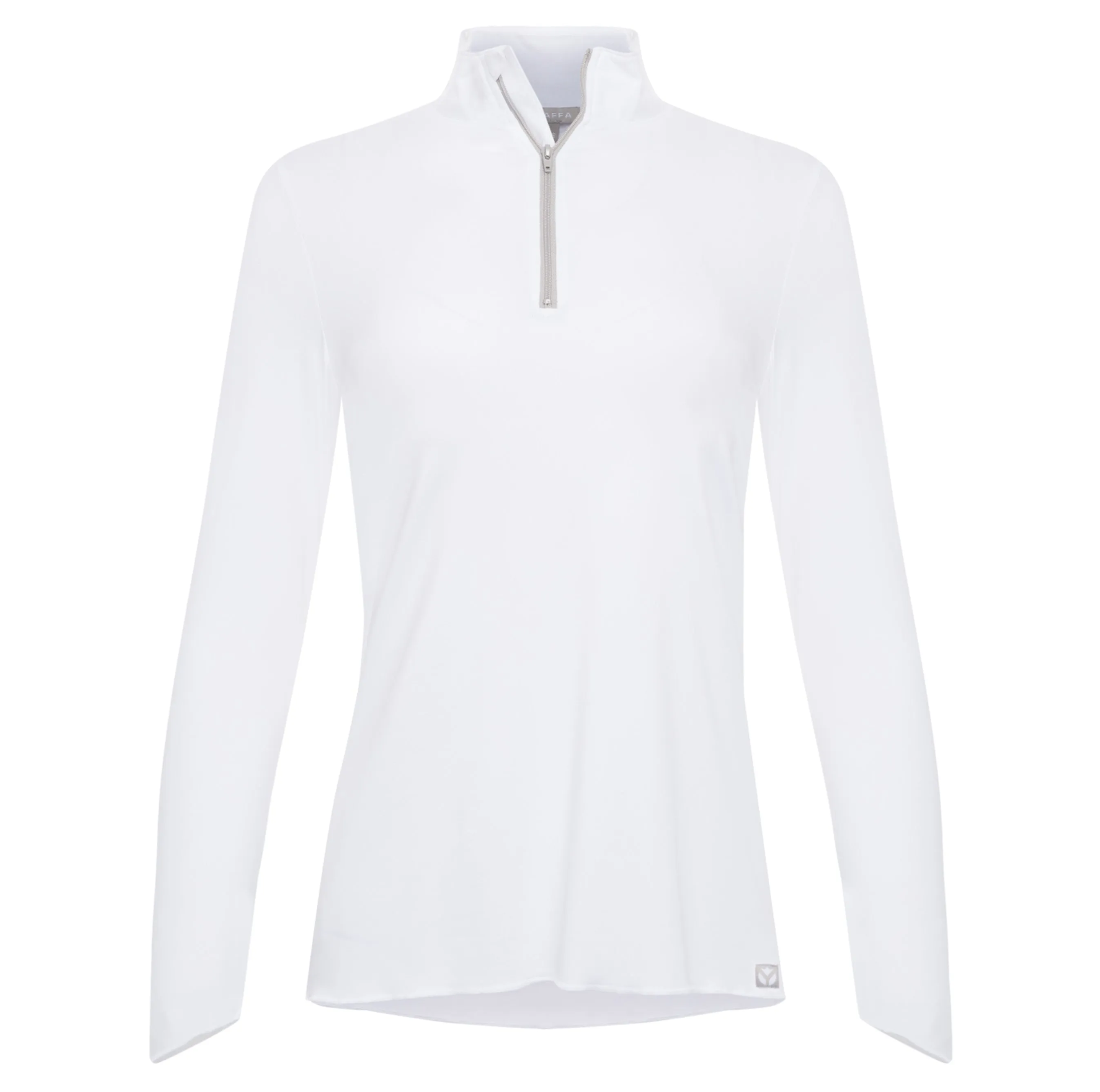 Sun Protector Half Zip Tunic - White