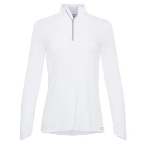 Sun Protector Half Zip Tunic - White