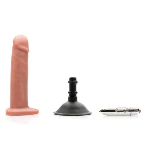 Tantus Alan O2 Dual Density Vibrating Dildo Kit Honey (Bag)