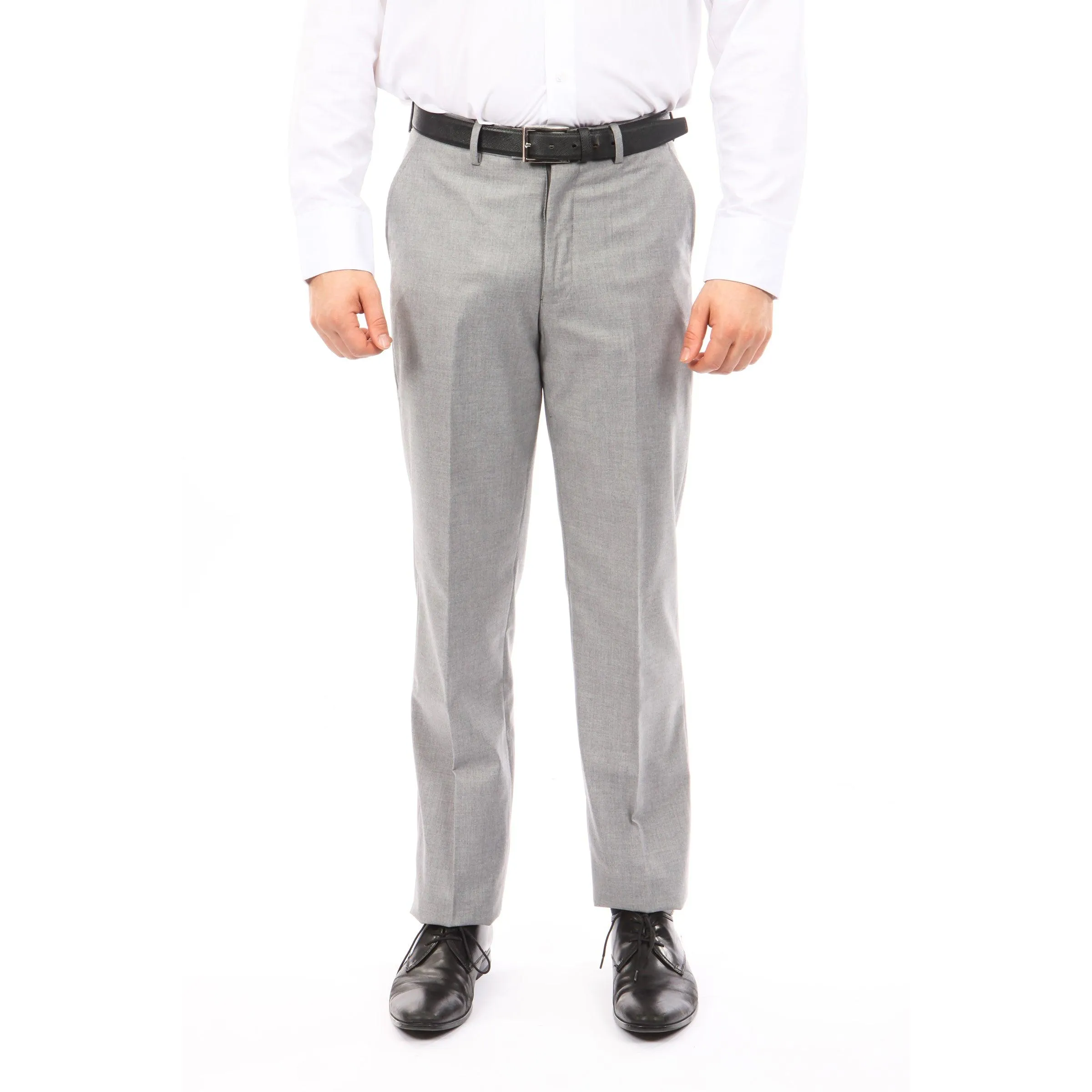 Tazio Slim Fit Stretch Dress Pants, Light Grey