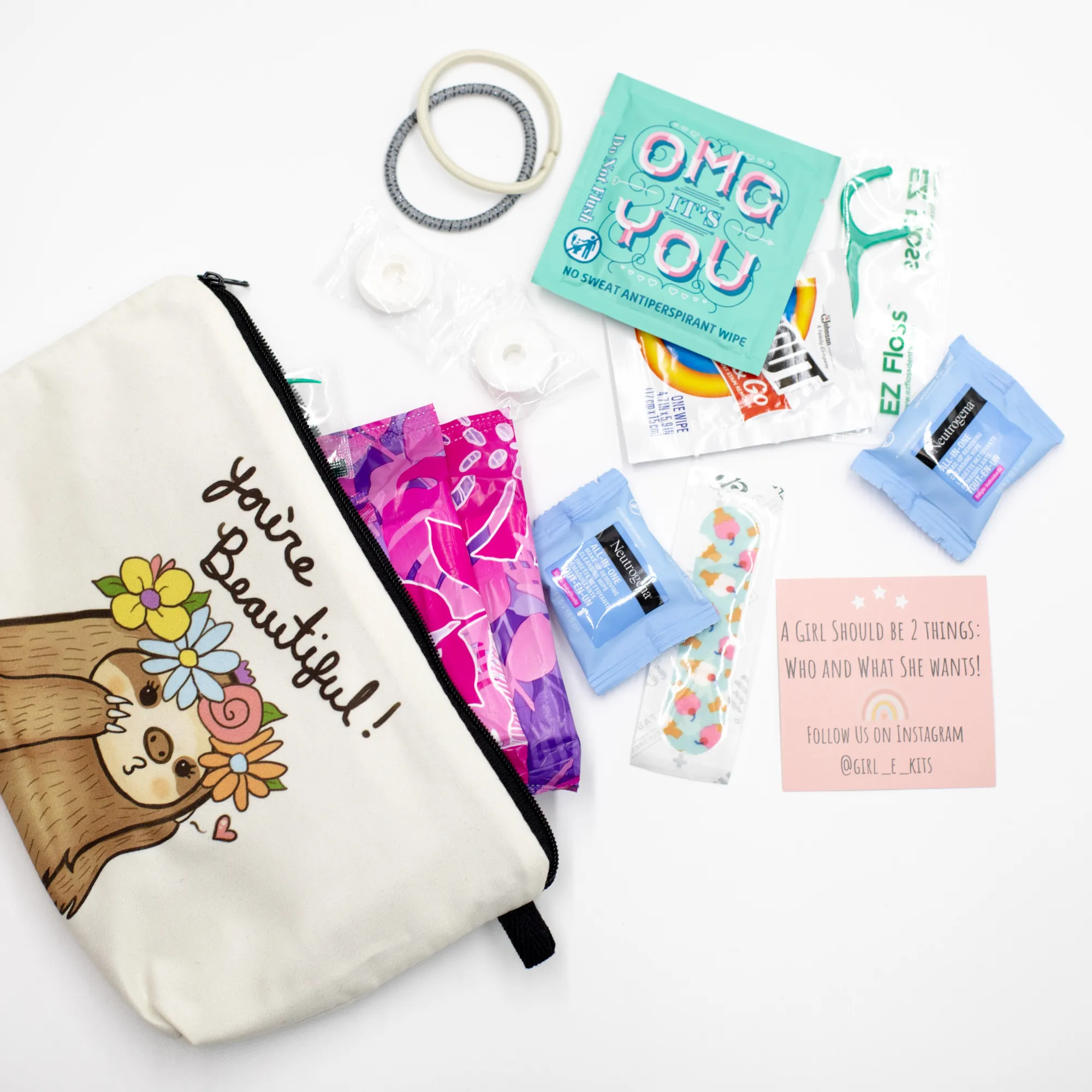 Teen/Dorm Room Girl Emergency Kit - You're Beautiful