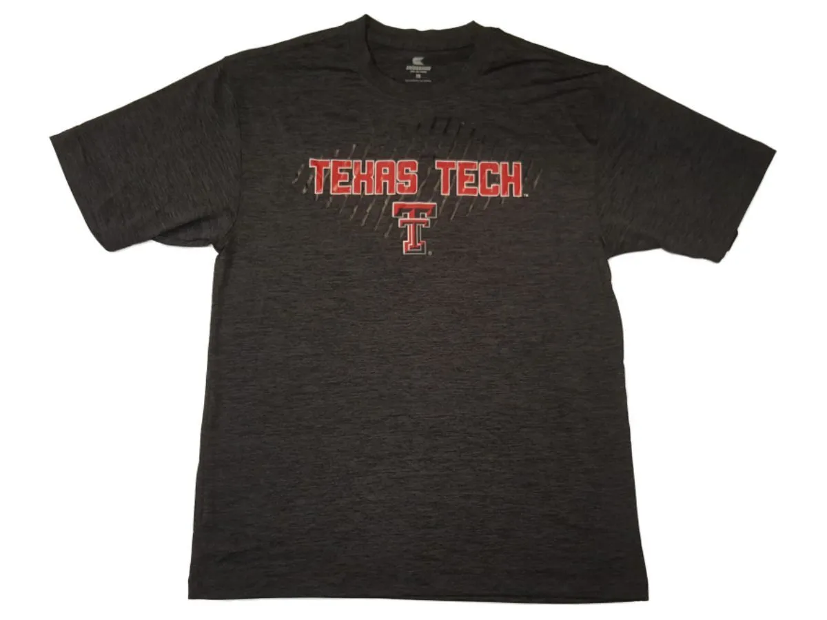 Texas Tech Red Raiders Colosseum Charcoal Gray Performance SS Crew T-Shirt (L)