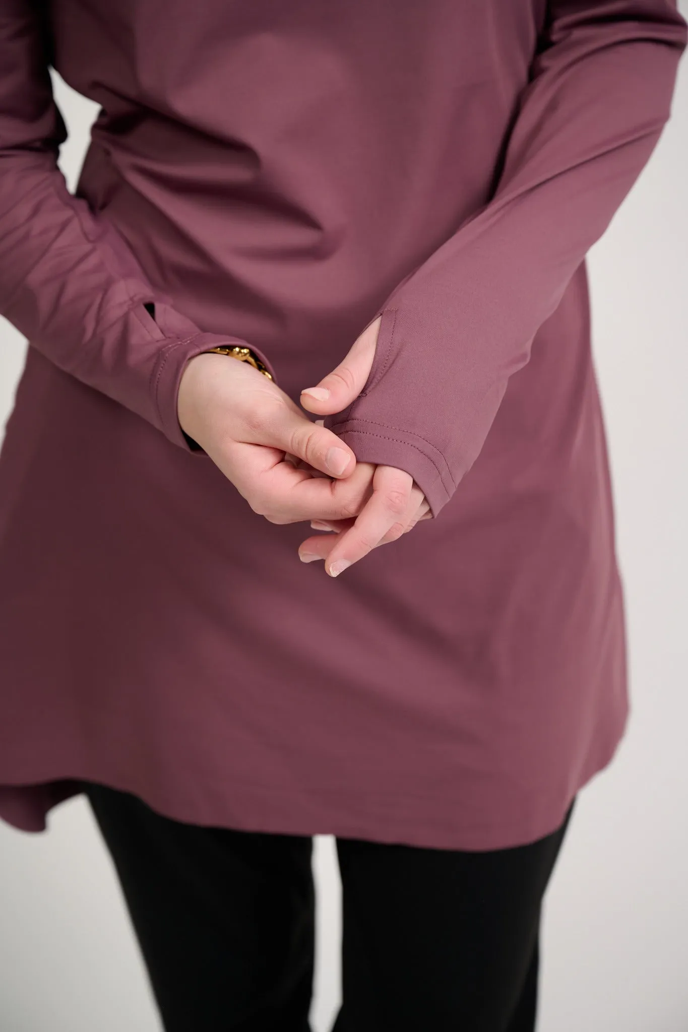 The Staple Modest Sports Dress- Plum