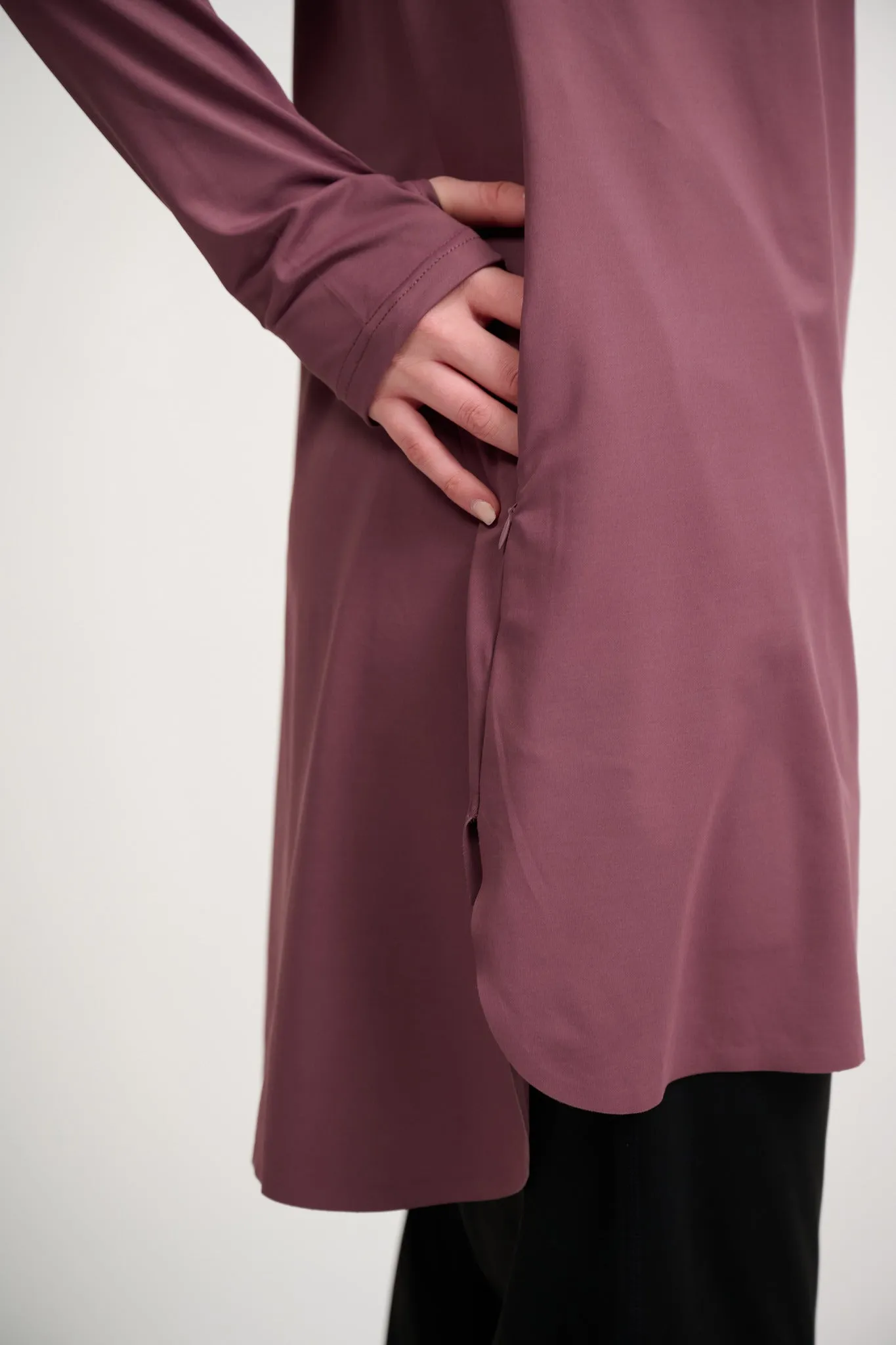 The Staple Modest Sports Dress- Plum