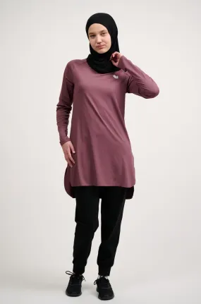 The Staple Modest Sports Dress- Plum