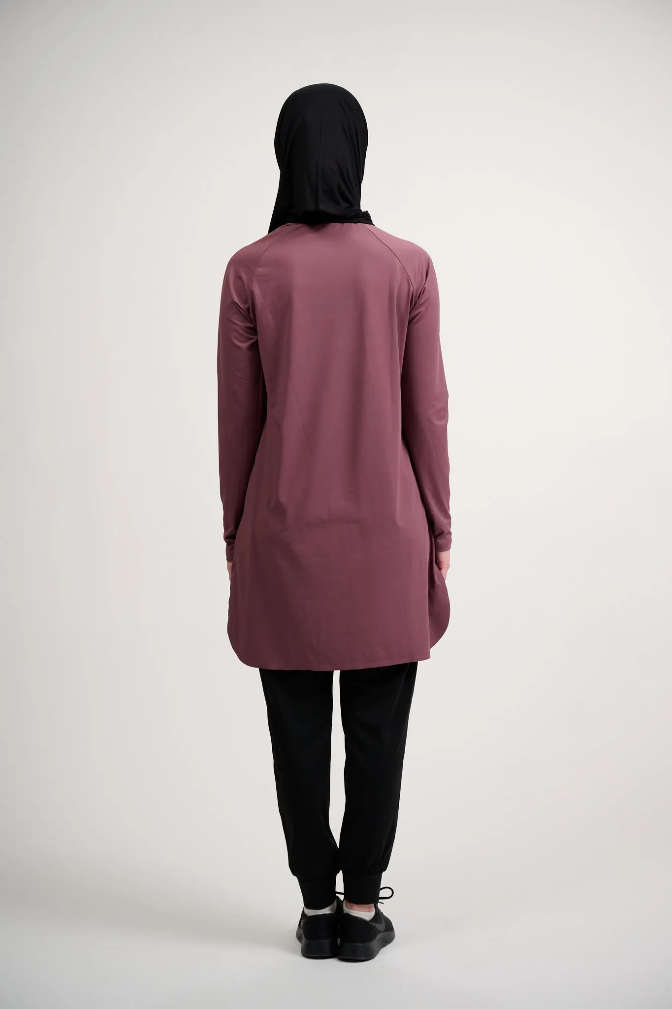 The Staple Modest Sports Dress- Plum