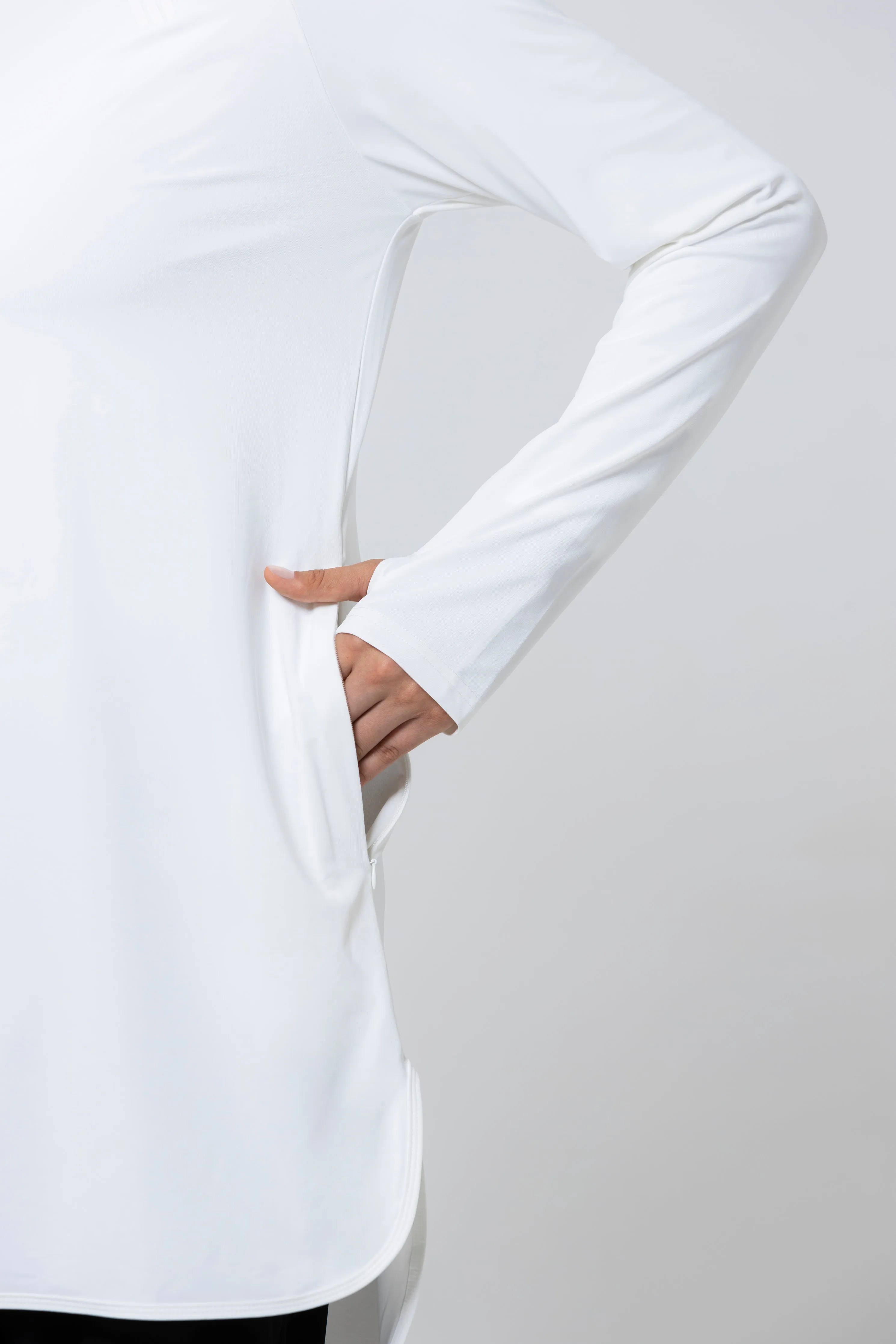 The Staple Modest Sports Dress- White