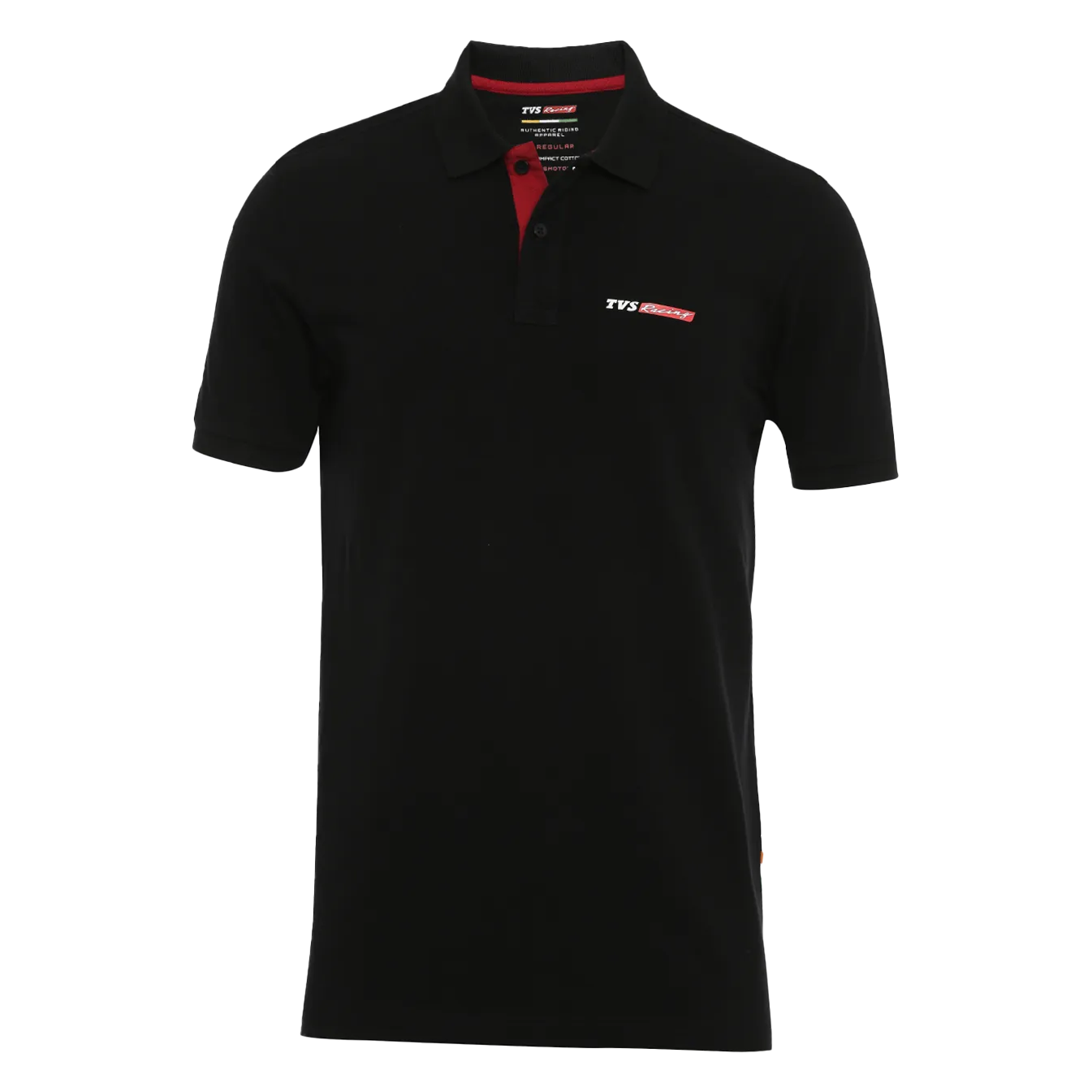 TVS Racing Polo Neck Cotton T Shirt, Color