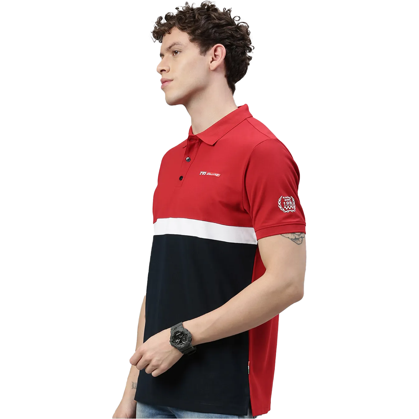 TVS Racing Polo T Shirt | Polyester Polo T-Shirt