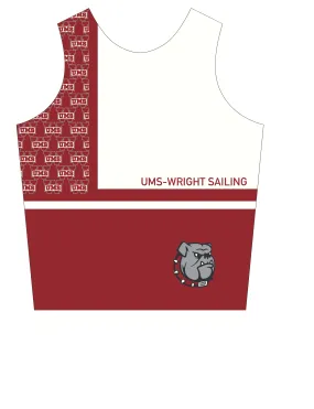 UNISEX PINNIE TOP TANK MAROON | UMS-WRIGHT SAILING