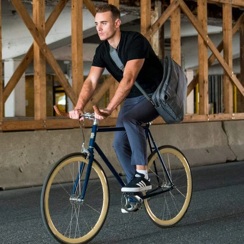 Urban Cycling Commuter Bike to Work Pants - Gray