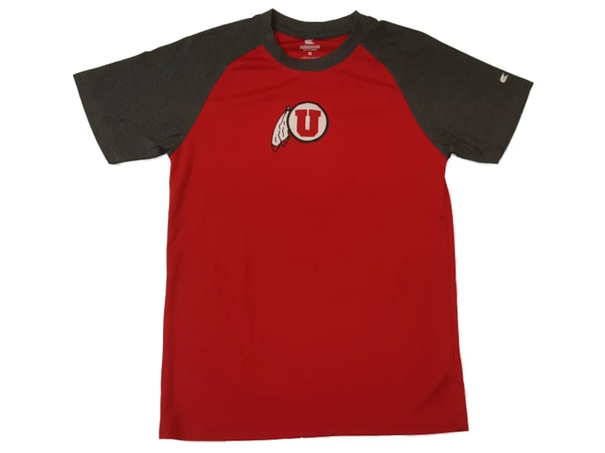 Utah Utes Colosseum YOUTH Boy's Red T-Shirt & Athletic Shorts Set 12-14 (M)