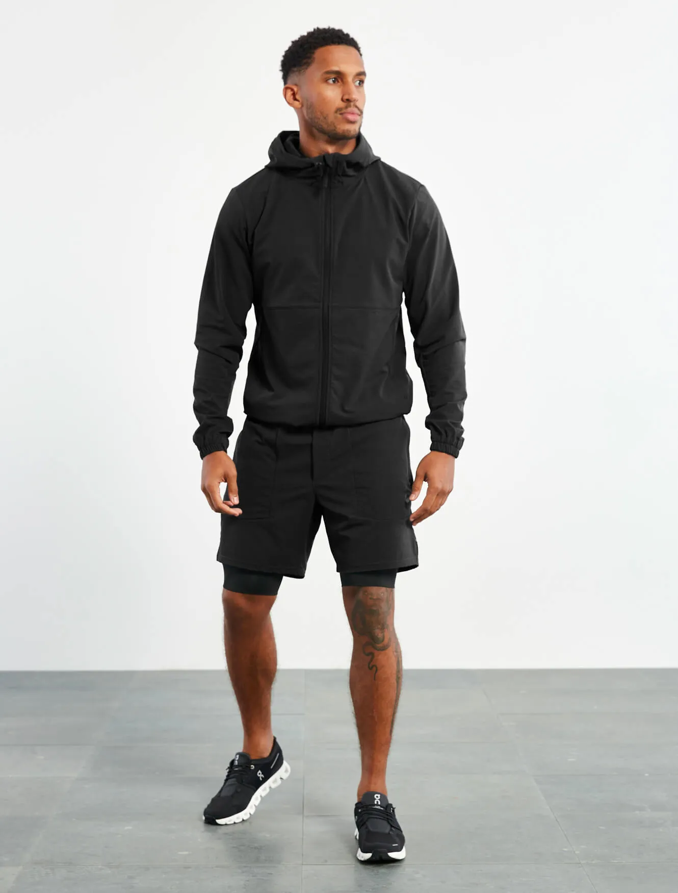 Utility 2-in-1 Shorts - Black