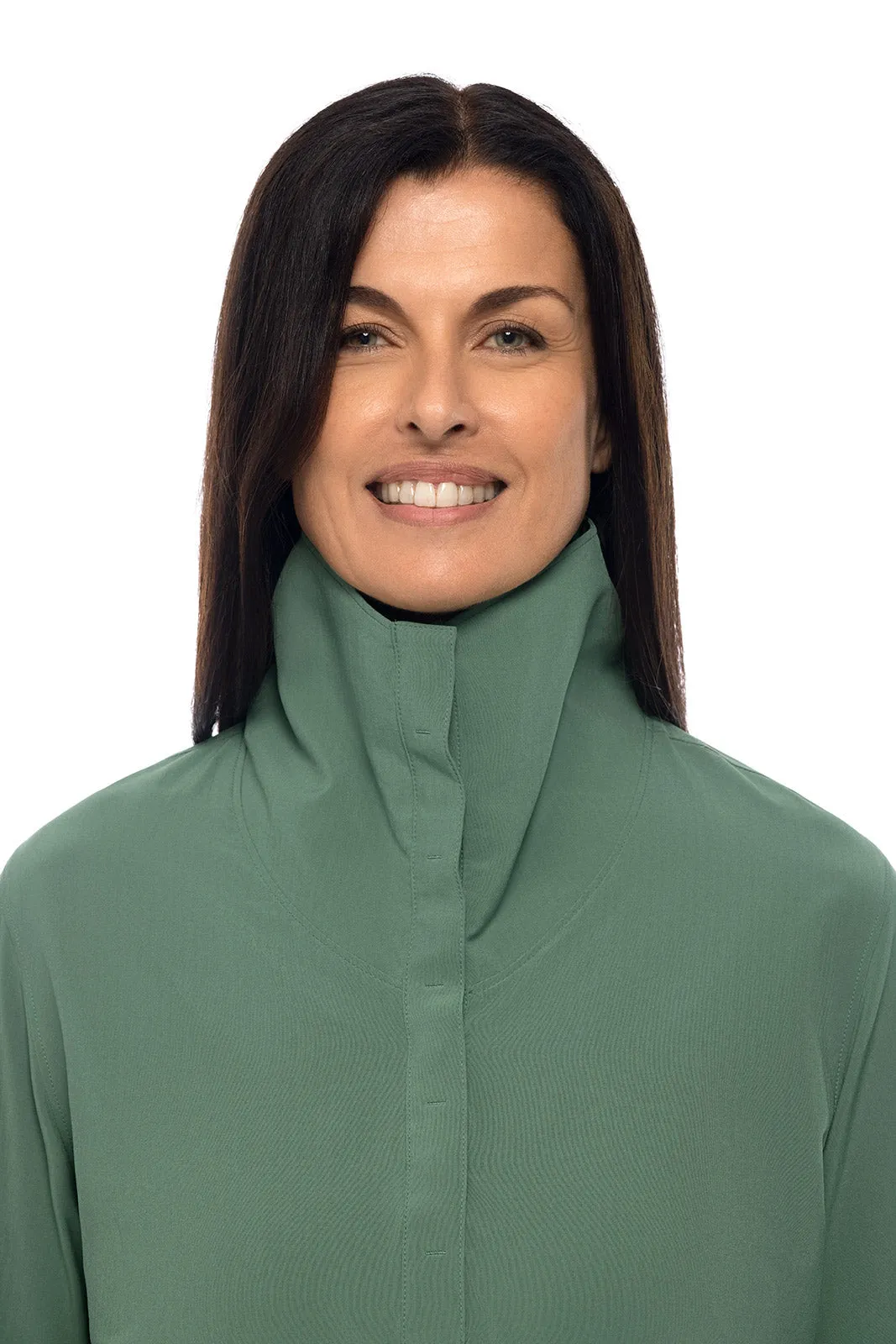 Women's Catona Funnel Neck Tunic Top | Pine Green