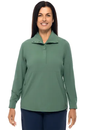 Women's Catona Funnel Neck Tunic Top | Pine Green