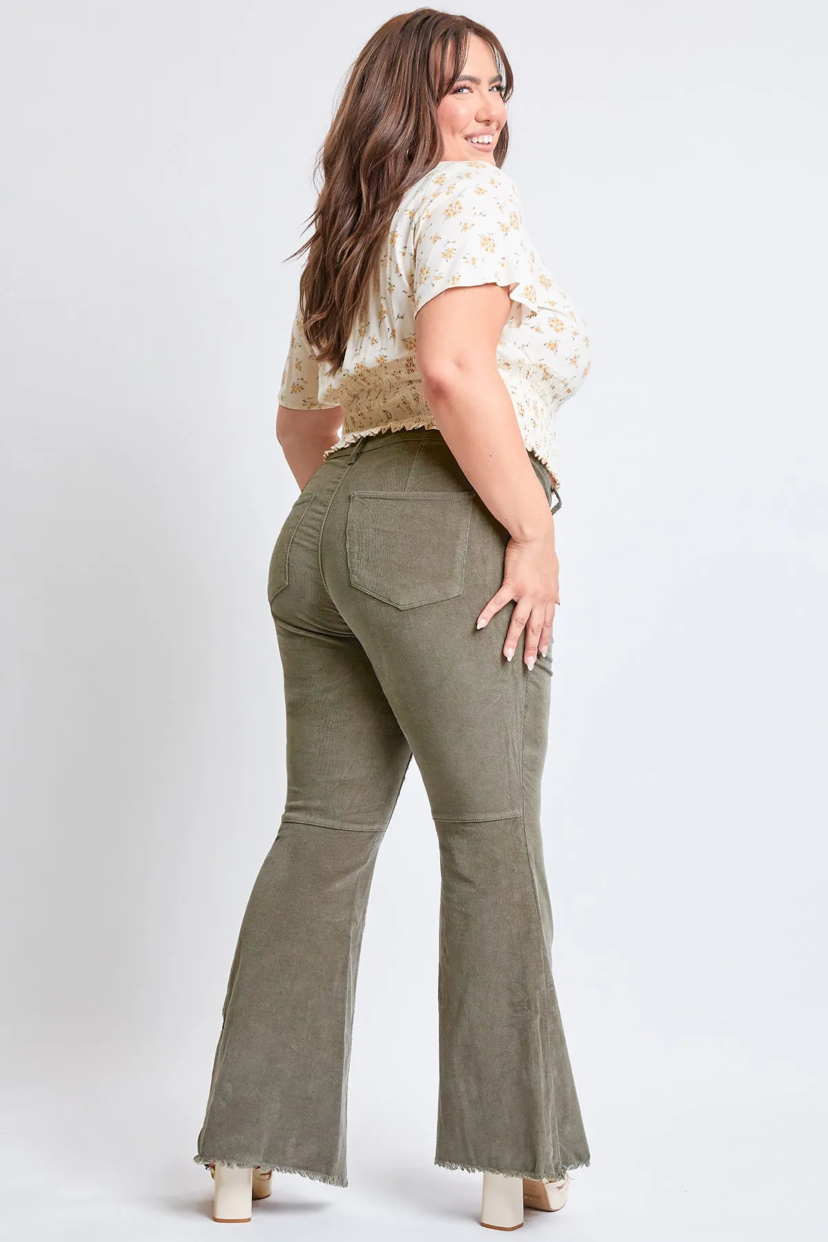 Women's Plus Corduroy Flare Pants