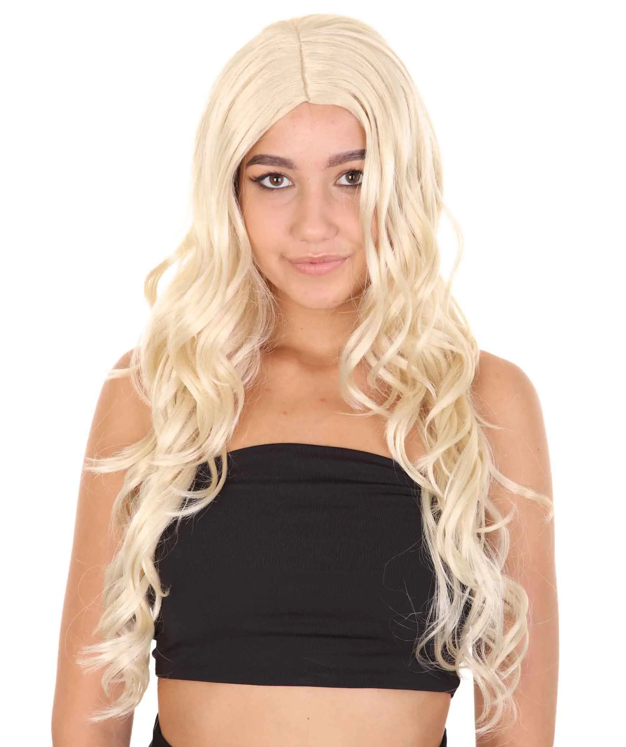 Women's Sister Halloween Wig , Blonde TV/Movie Wigs , Premium Breathable Capless Cap