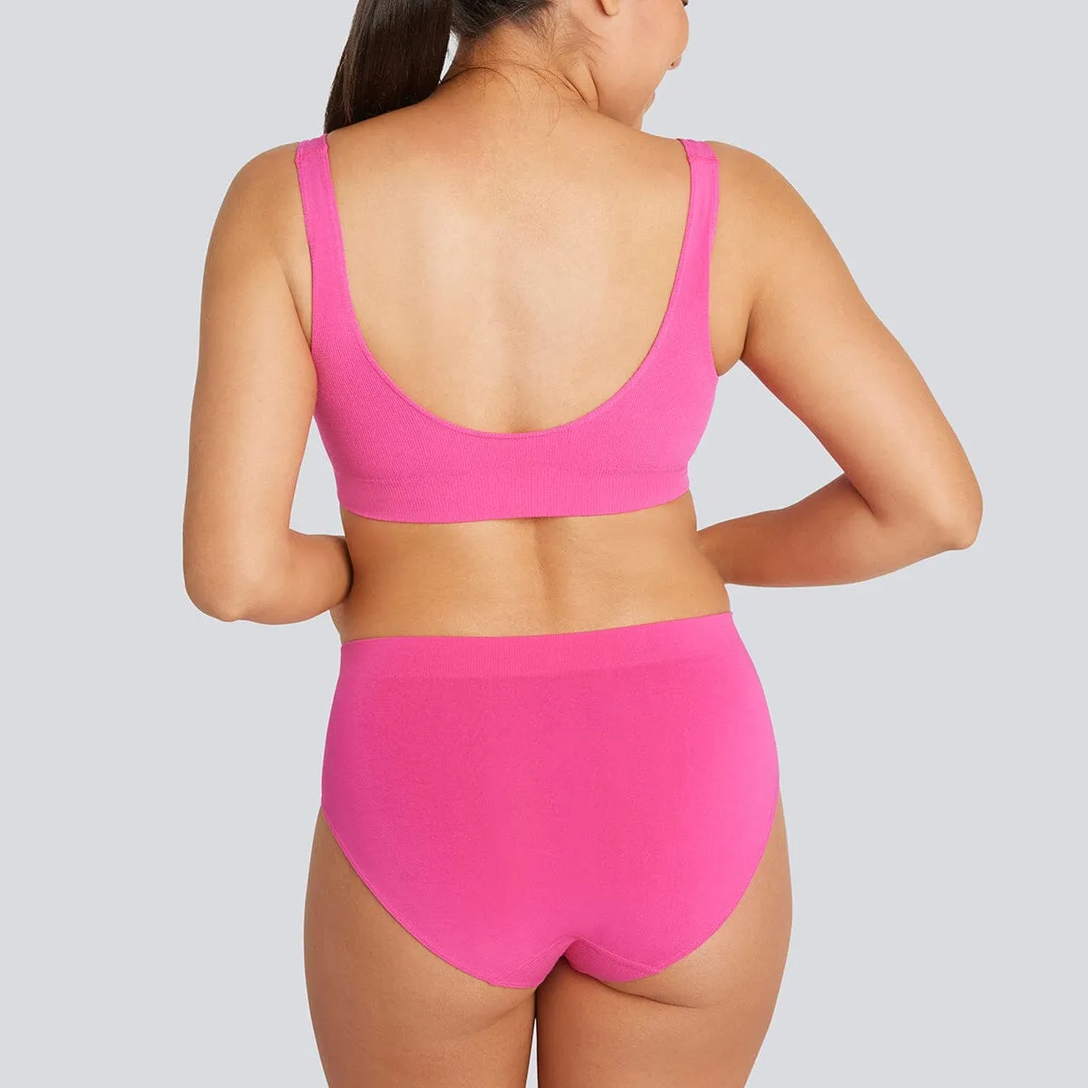 Women's SmoothFit Full Brief - Candy Pink