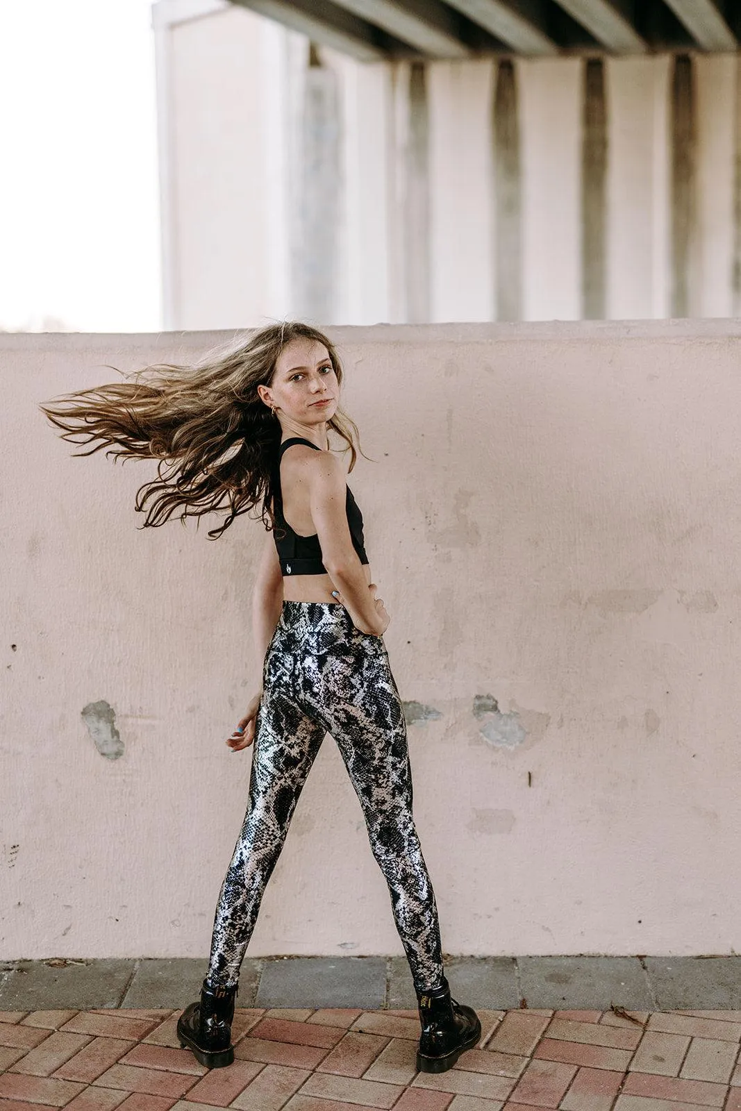 Youth Metallic Leggings