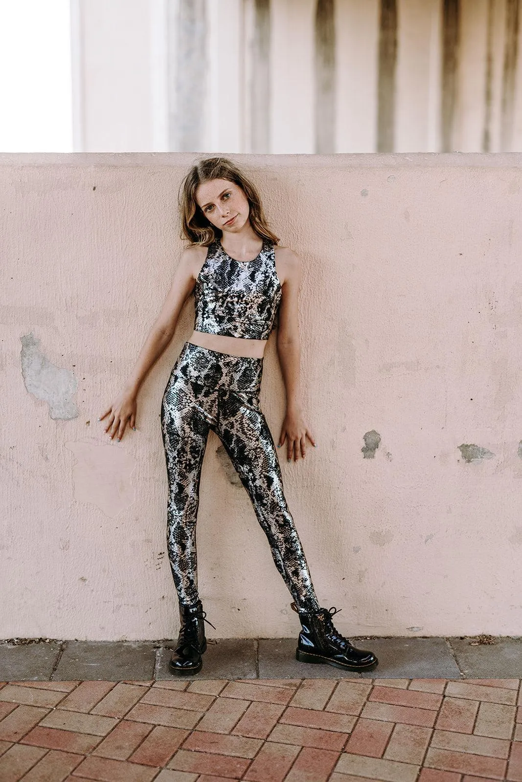 Youth Metallic Leggings